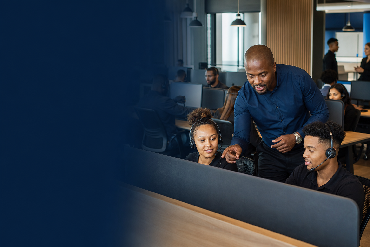 South African customer experience operations team at work